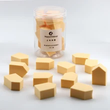 12 шт. Косметическая пуховка для макияжа пуховка-губка пудра крем гладкая Красота Косметика различные Макияж инструмент для красоты с коробкой