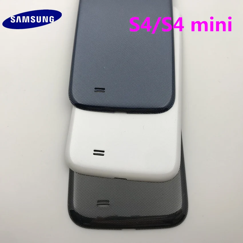 Черный/белый/синий Сменный Чехол для samsung Galaxy S4 i9500 i9505 S4 mini i9190 i9195