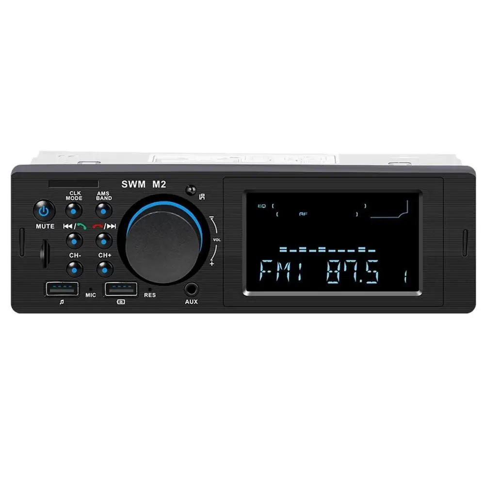1 Din автомобильный FM радио Мультимедиа MP3 плеер Автомобильный стерео двойной USB аудио плеер дистанционное управление Поддержка TF карта