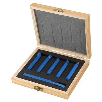 

6Pcs Carbide Tip Tipped 8Mm Brazed Cutter Tools Bit Milling Set for Metal Lathe Tool for CNC Tools