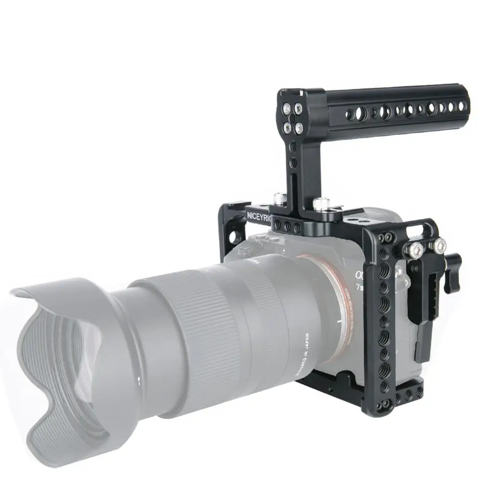 Клетка для камеры NICEYRIG Rig Sony a7m3 a7r3 A7RIII a73 A7III A7MIII A9 a7r2 A7RII a7s2 A7SII dslr верхняя рука 1/4