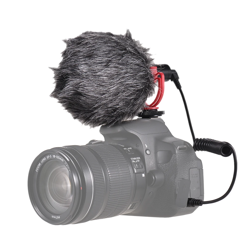 Конденсаторная видеокамера с микрофоном профессиональный микрофон для камер Canon Nikon sony DV видеокамеры для iPhone samsung huawei