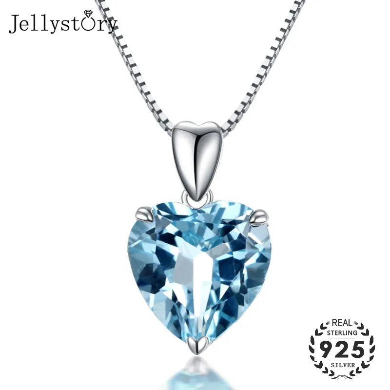 Женский кулон в форме сердца Jellystory подвеска из стерлингового серебра 925 пробы с