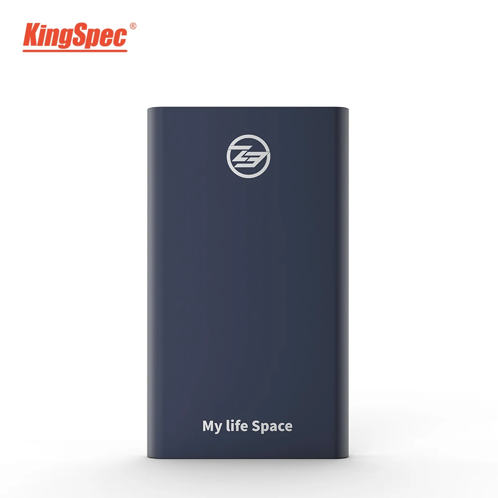 KingSpec внешний SSD жесткий диск 64 Гб 128 ГБ HDD 256 ГБ 512 ГБ Портативный внешний SSD 1 ТБ hdd для ноутбука с USB 3,1 type C - Color: Sapphire blue