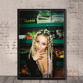 

Doja Cat Hip Hop Music Singer Star Posters And Prints Canvas Painting Pictures On The Wall Abstract Decorative Home Decor