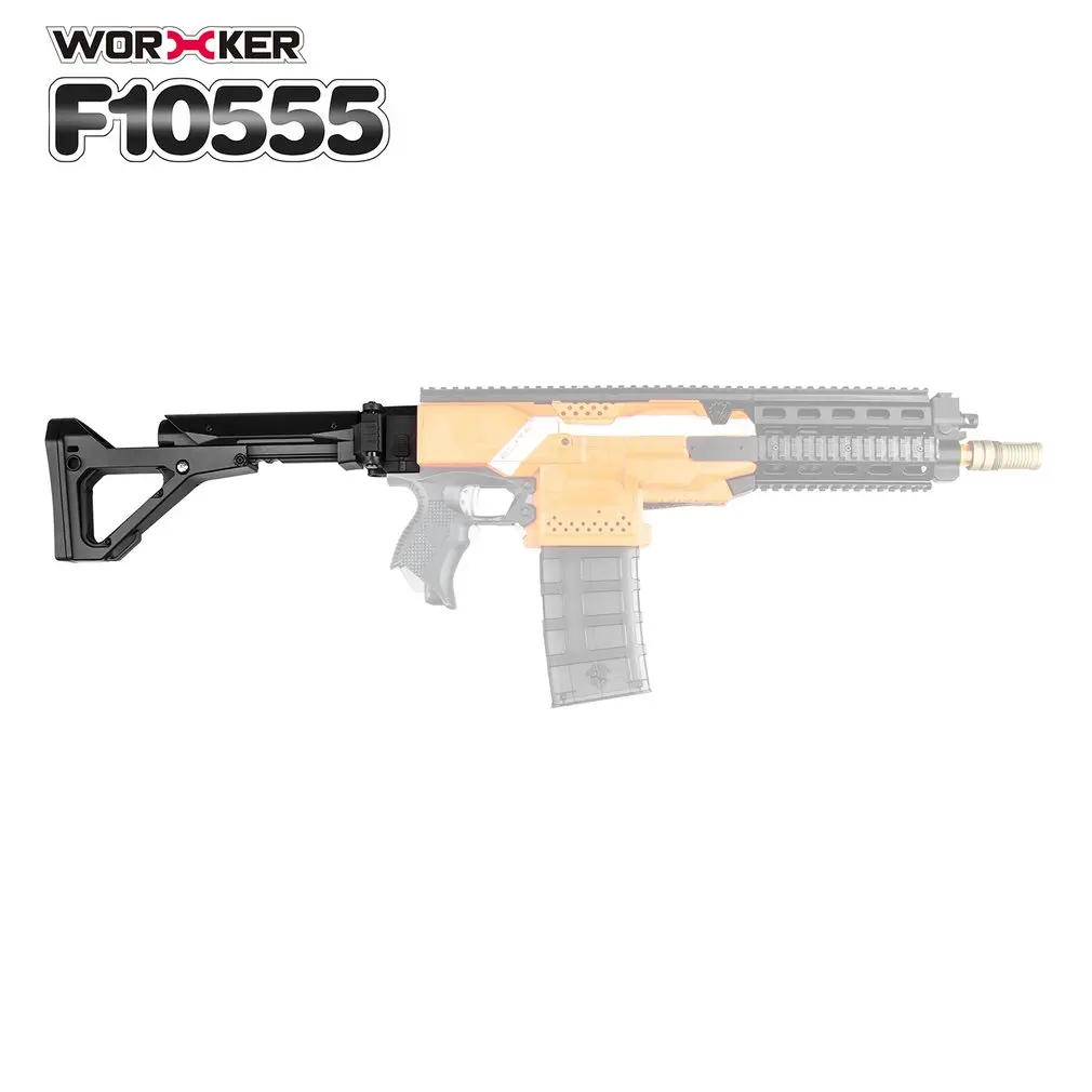 Рабочий мод плечевой упор 3D печать складной концевой инвентарь Buttstock аксессуары для игрушечного пистолета для Nerf n-strike Elite серии DIY игрушки