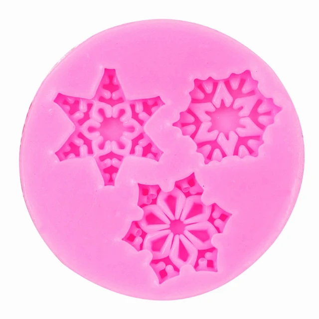 3D Karácsonyi Dekorációk Hópehely Fa Hóember Csokoládé Party Diy Fondant Sütés Főző Sütemény Díszítő Szerszámok Szilikon Penész - Image 4