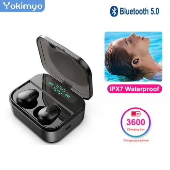

Tws V5.0 Ture Wireless Bluetooth Earphone For Iphone Xiaomi In Ear Noise Canceling Headphone Wireless Bluetooth Headset Gaming
