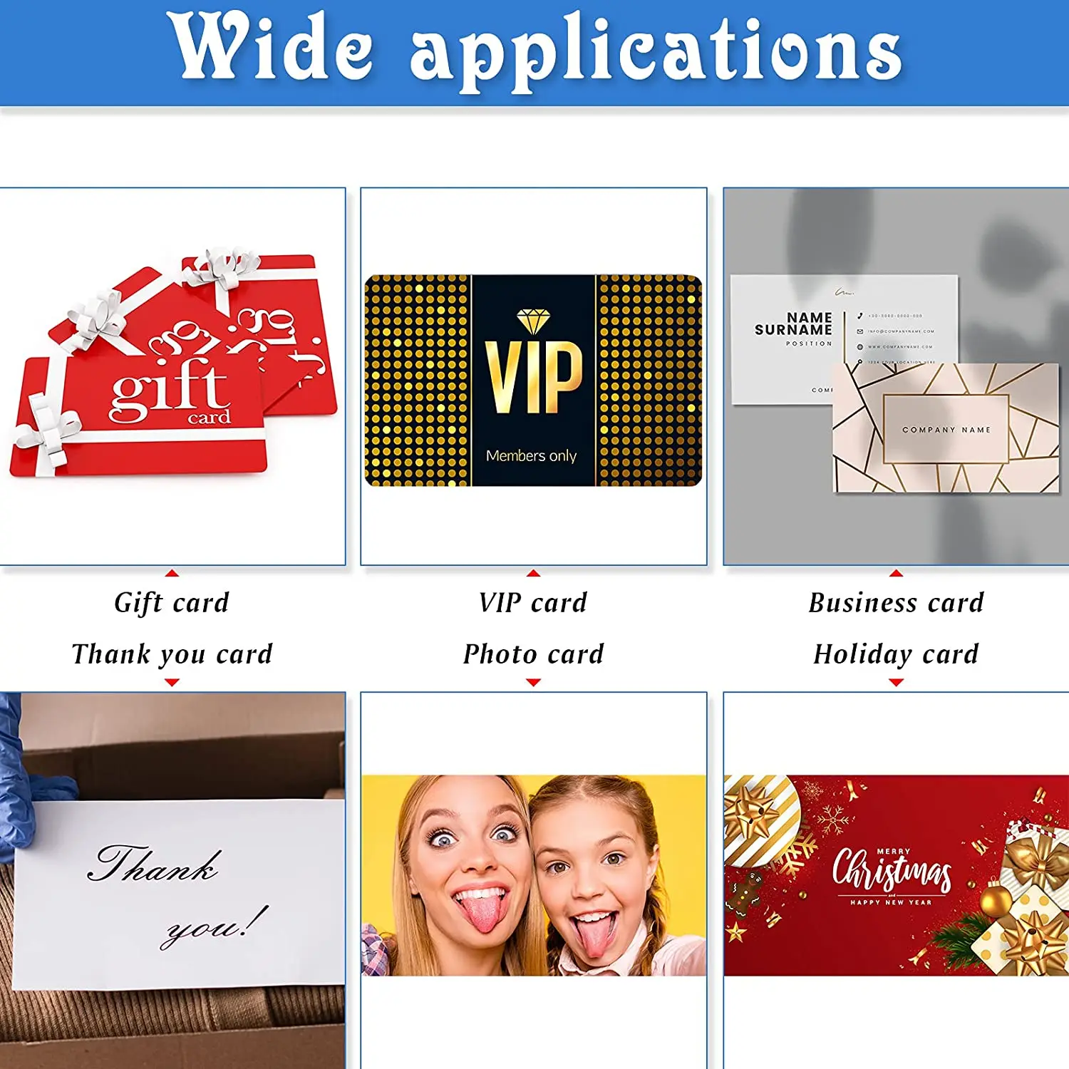 1000 Pieces Sublimation Blank Metal Business Cards 86x54x0.32mm Blank  Aluminum Name Gift Card Heat Transfer - Business Cards - AliExpress