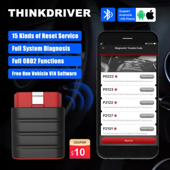 ThinkCar OBD Автомобильный диагностический сканер, Bluetooth OBD2 считыватель кодов, Android, профессиональный Escaner, автомобильный диагностический сканер ... ThinkCar OBD Автомобильный диагностический сканер, Bluetooth OBD2 считыватель кодов, Android, профессиональный Escaner, автомобильный диагностический сканер ...