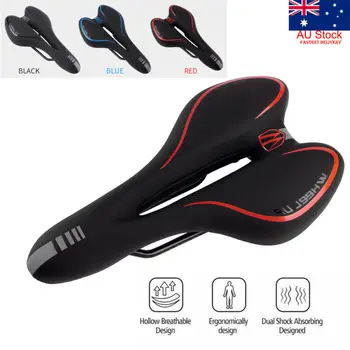 

Mountain Bicycle Split Seat Saddle Cycling Road Bike Riding Soft Comfort Cushion Pad
