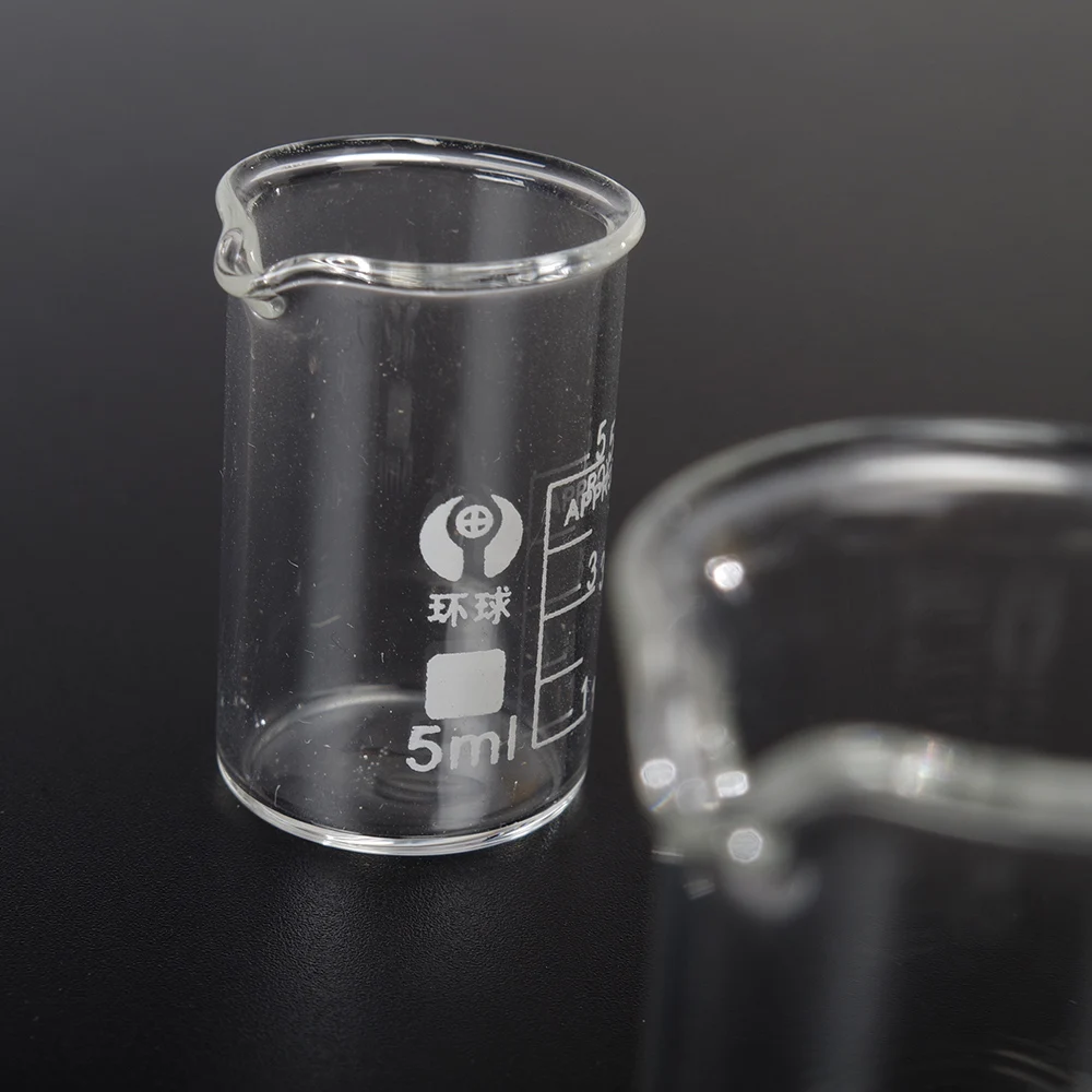 5 мл 10 50 100 Beaker химической лаборатории измерения Стекло Pyrex лабораторный стакан