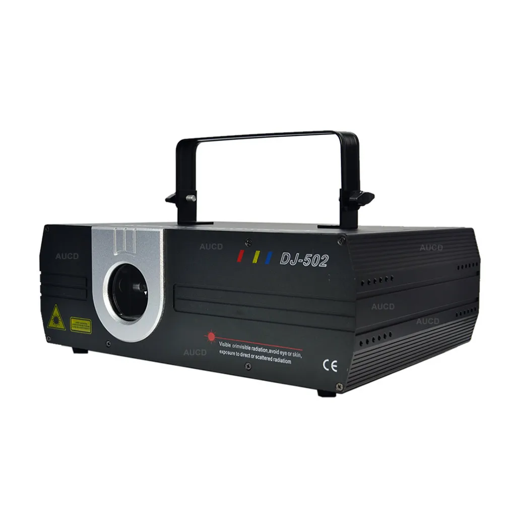 AUCD ILDA Animation Scan 1W RGB Full Cololr Projector Laser Lights PRO Disco DMX 25 KPPS Beam Party Show Stage DJ Lighting DJ502|laser projector