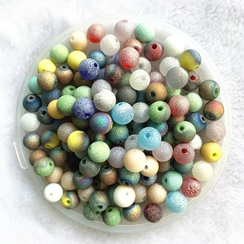 

New 6/8mm Austrian Frosted Matt Crystal Glass Beads Loose Spacer Beads Handmade for Jewellery Making DIY Bracelet Necklace #32