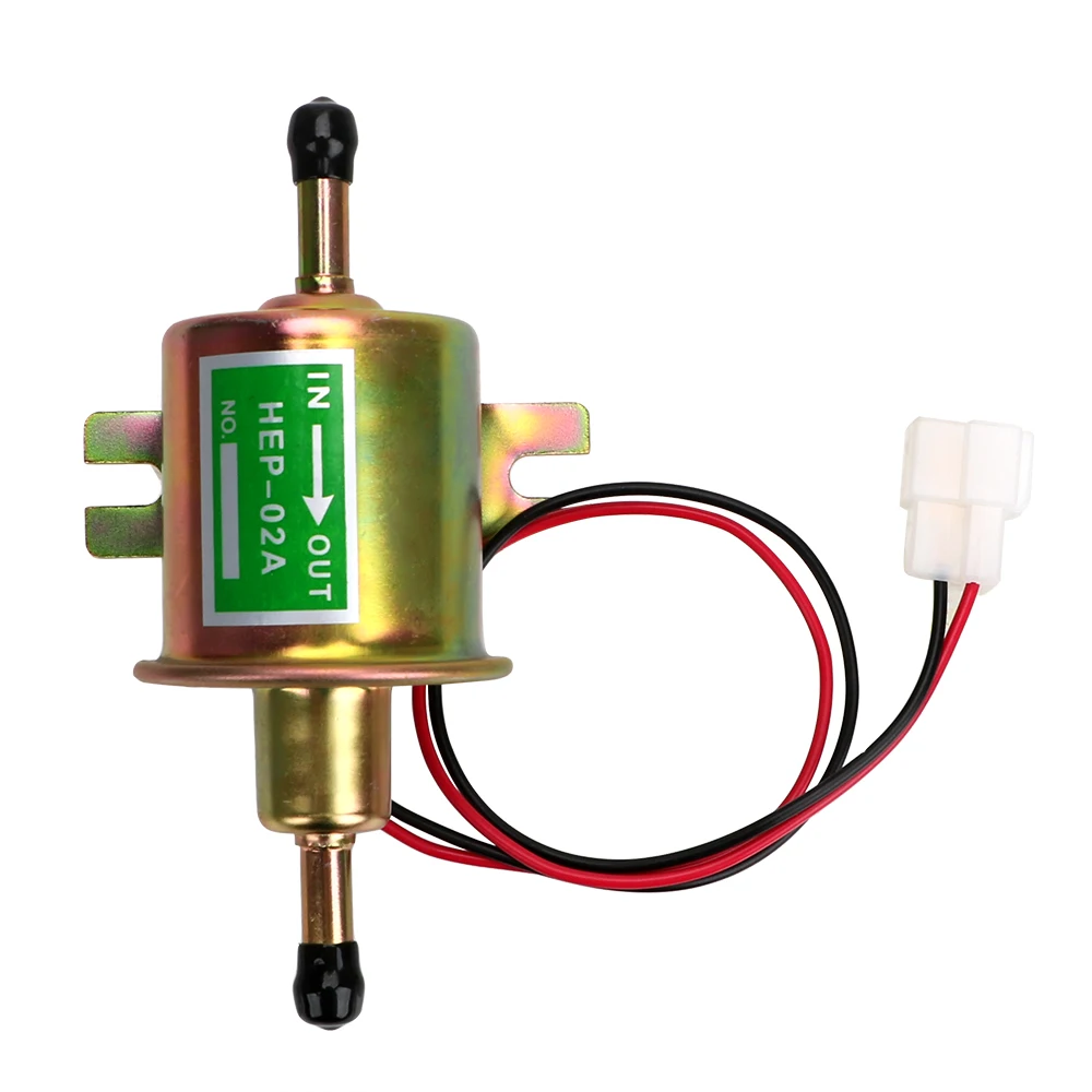 12V Electric Petrol Pump Low Pressure Bolt Fixing Wire Universal Diesel Gasoline HEP-02A For Car Motorcycle ATV | Автомобили и