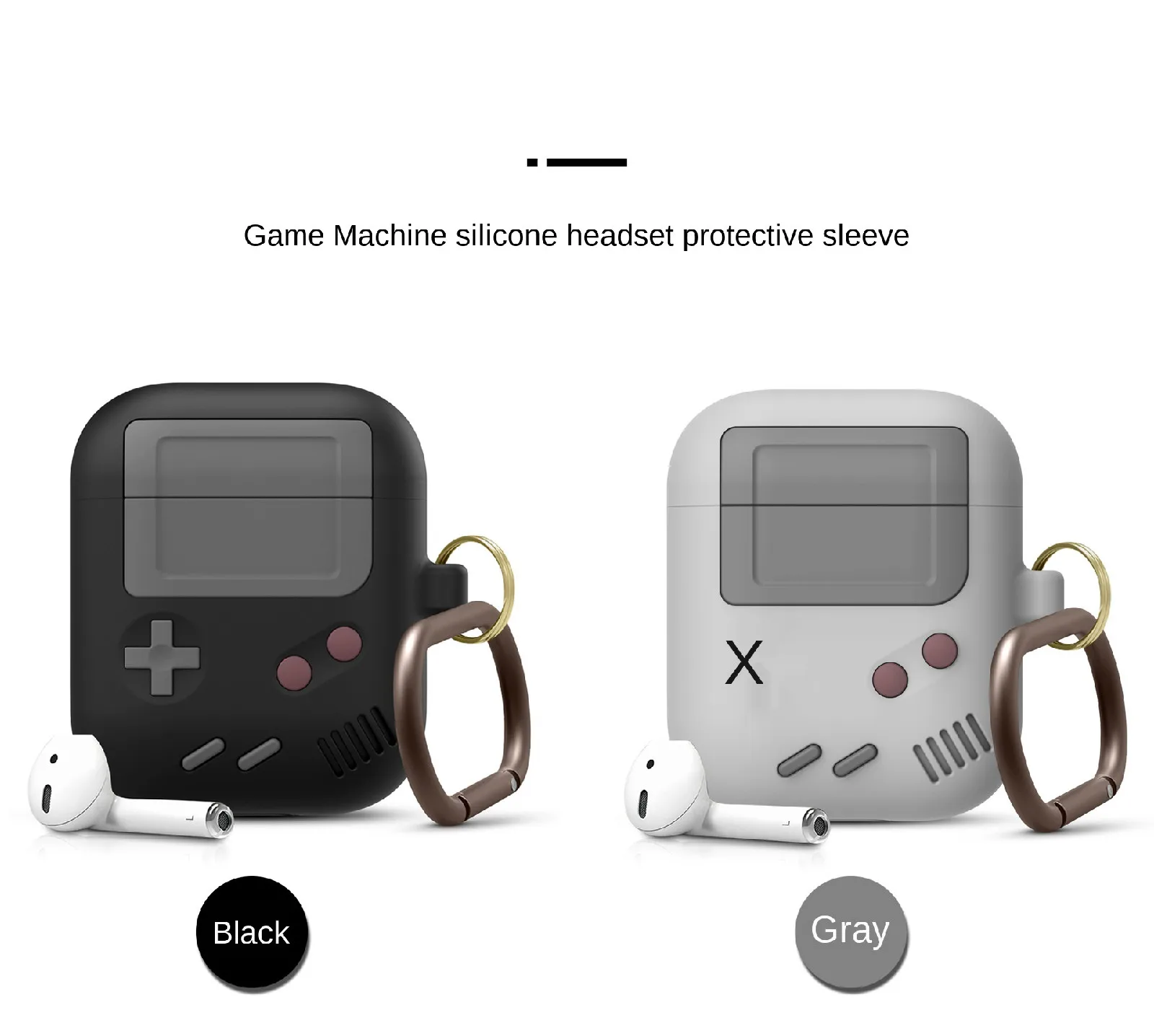 

Bluetooth headset protective case for cute game machine