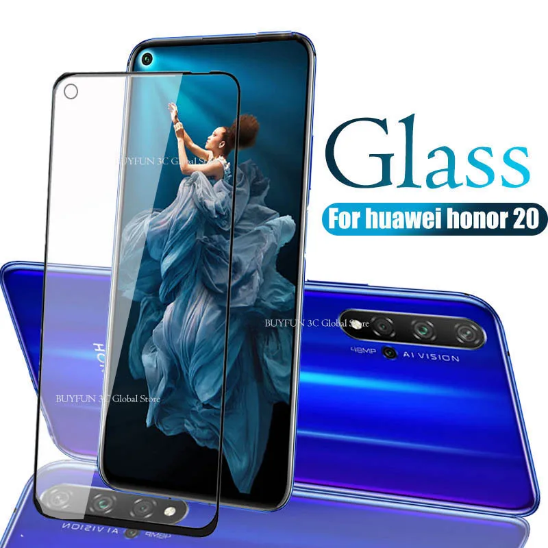 

Protective Glass On Honor 20 Tempered Glass For Huawei Honor 20 Huaweii honor20 YAL L21 L41 Glas Screen Protector Film Cover 9H
