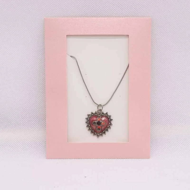 Новый стиль 1 шт. 14*10 5 см 300GSM DIY коробки для упаковки ожерелье с пустой внутренней