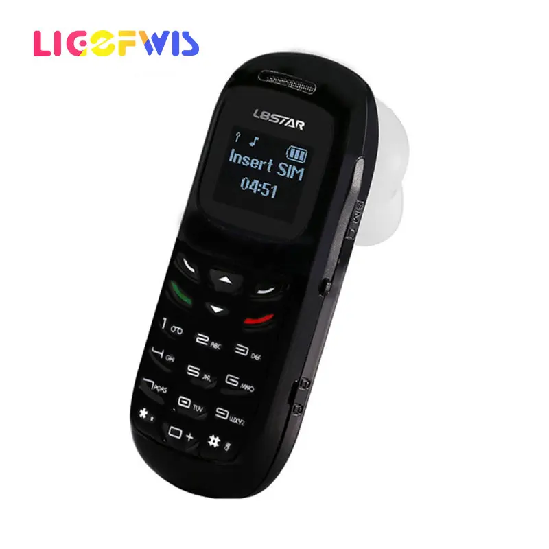 LIGOFWIS BM70 мини мобильный телефон Bluetooth наушники Dialer одной SIM карты мини-телефон