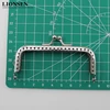 1Piece Glossy Silver Square Basic Metal Purse Frame Kiss Clasp Lock DIY Bag Accessories 6.5/8.5/10.5/12.5/15/18CM ► Photo 3/6