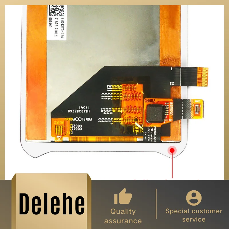 Módulo Lcd com Touch Screen Motorola Symbol Zebra Tc20 Tc200j Tc25 Entrega Gratuita - Imagem 3