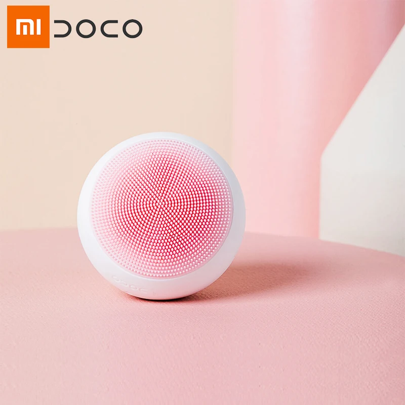 Xiaomi DOCO, электрическая щетка для очищения лица, MIJIA, Ультра звуковой Скруббер кожи, силиконовый звуковой вибратор, очиститель, устройство для чистки лица