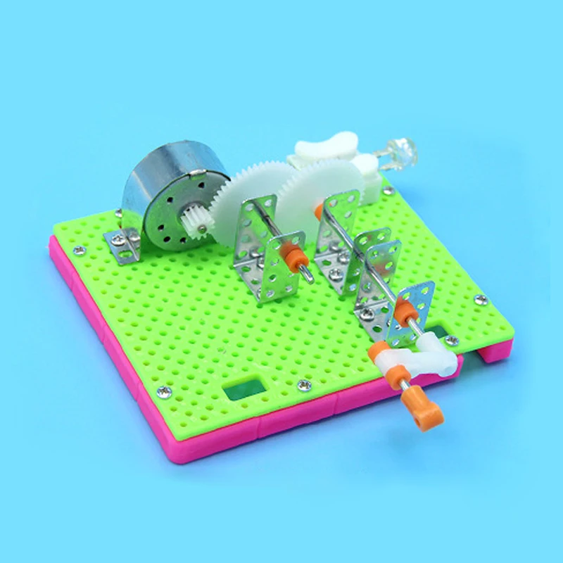 

DIY Science Gizmo Hand Crank Generator Kids Puzzle Assembled Kits Simple Physics Experiment Teaching Resources Educational Toys