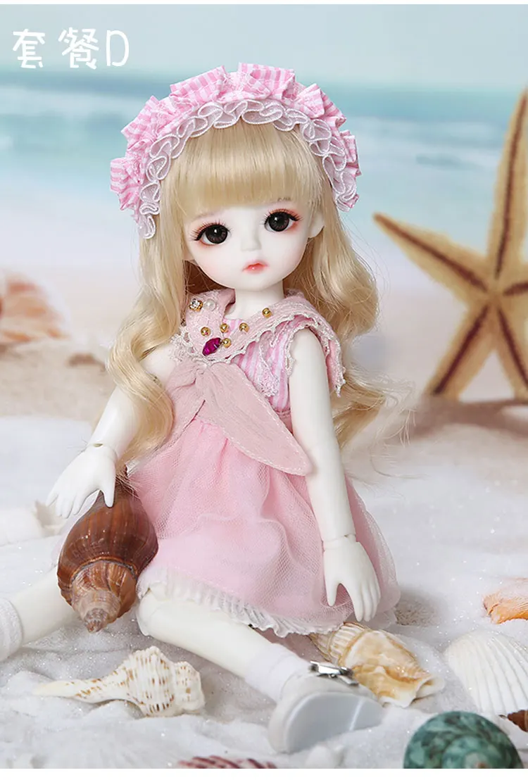 Xiaomi Youpin Bjd кукла Cotton candy 6-точечный шарнир куклы высокого класса подарки для девочек Изысканная Подарочная коробка подходит для более 14 лет