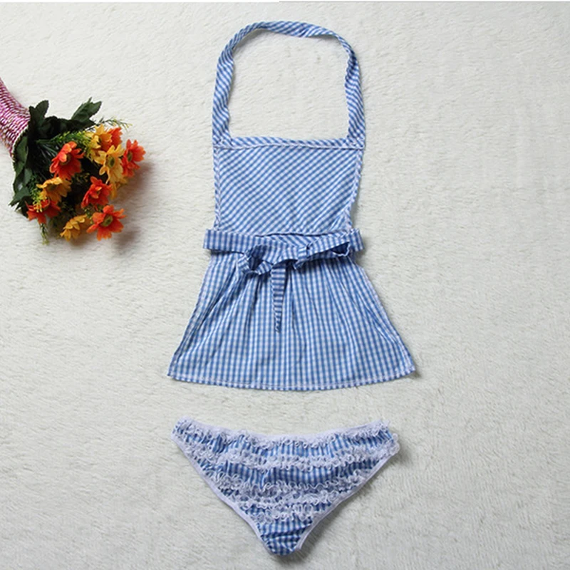 Sexy uniform temptation small square cute apron5