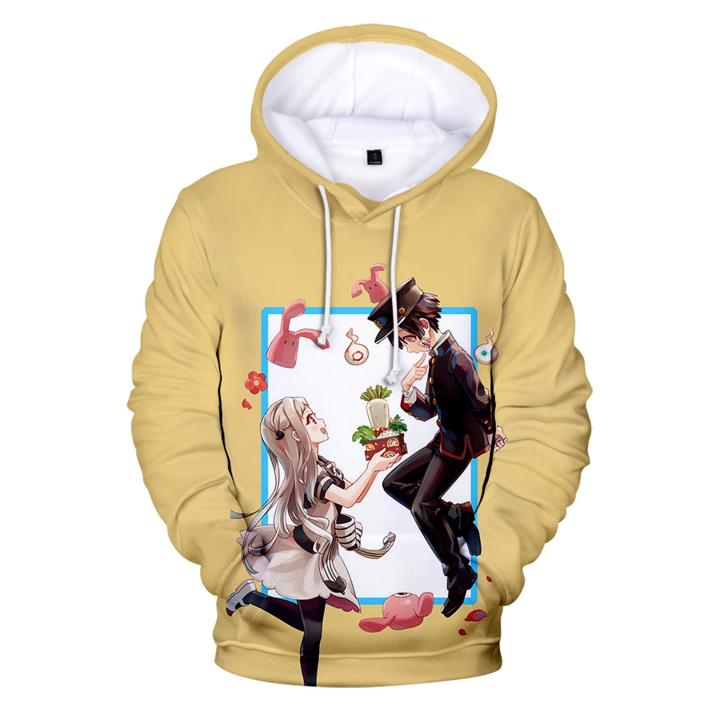 

2020 New Toilet-bound Hanako-kun Hoodie Casual Sweatshirt Teenager Men/Women Pullover 3D Pattern Streetwear Clothes