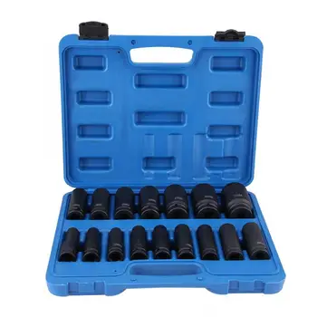 

Engine Care 16Pcs 1/2" Inch Drive Air Hex Bit Socket Set Repair Tool Kit 10MM-32MM Automobile Car Repair Tool Oversea