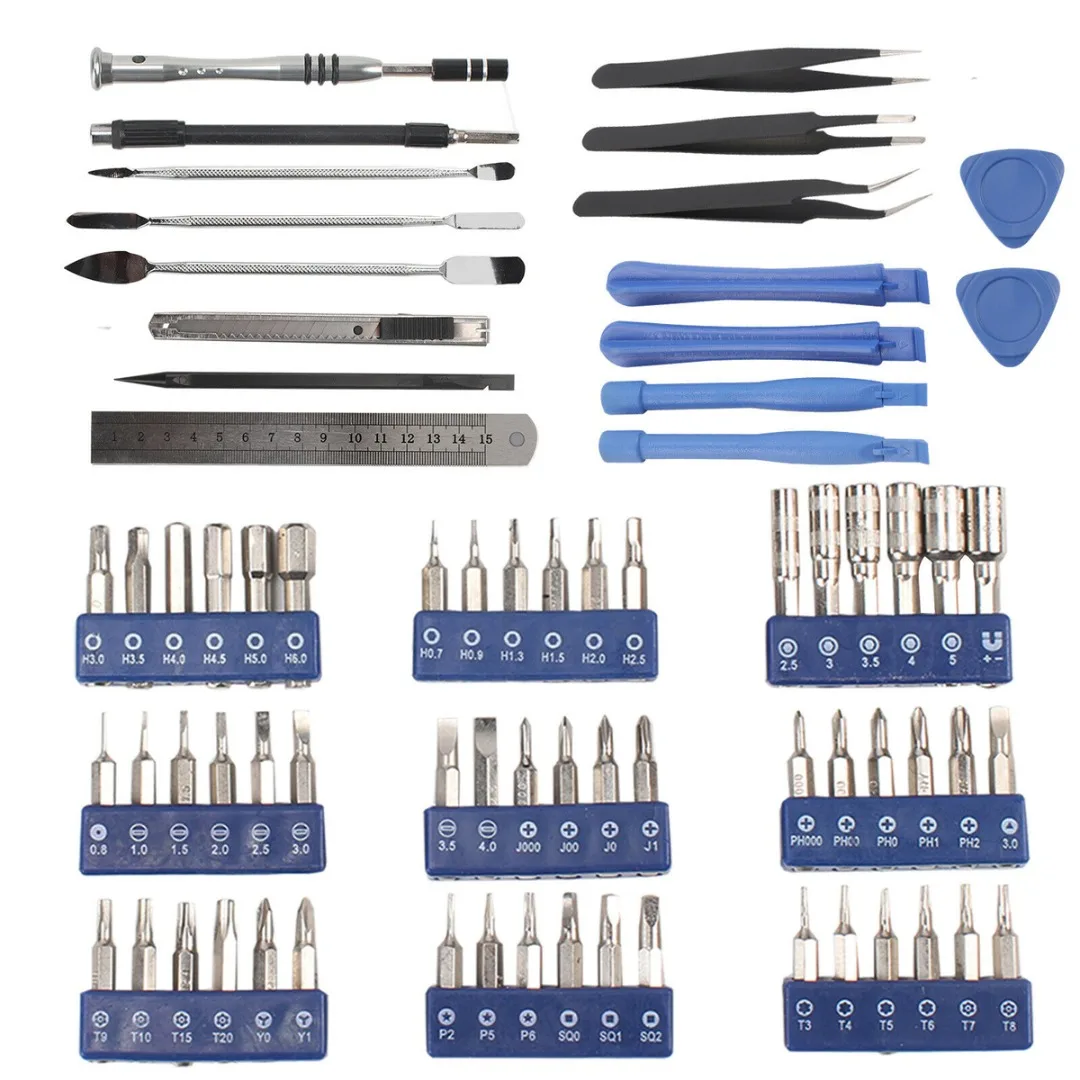 1 set Mobile Phone Laptop PC Watch Repair Hand Tool Multi Opening Tool Magnetic Screwdriver Set Precision Hand Screwdriver Kit