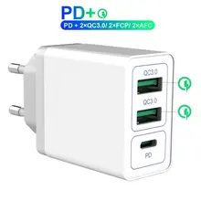 18 Вт PD быстрое зарядное устройство адаптер для Apple Iphone 11 Pro Max usb type C QC 3,0 Быстрая зарядка для huawei Xiaomi samsung настенное зарядное устройство s