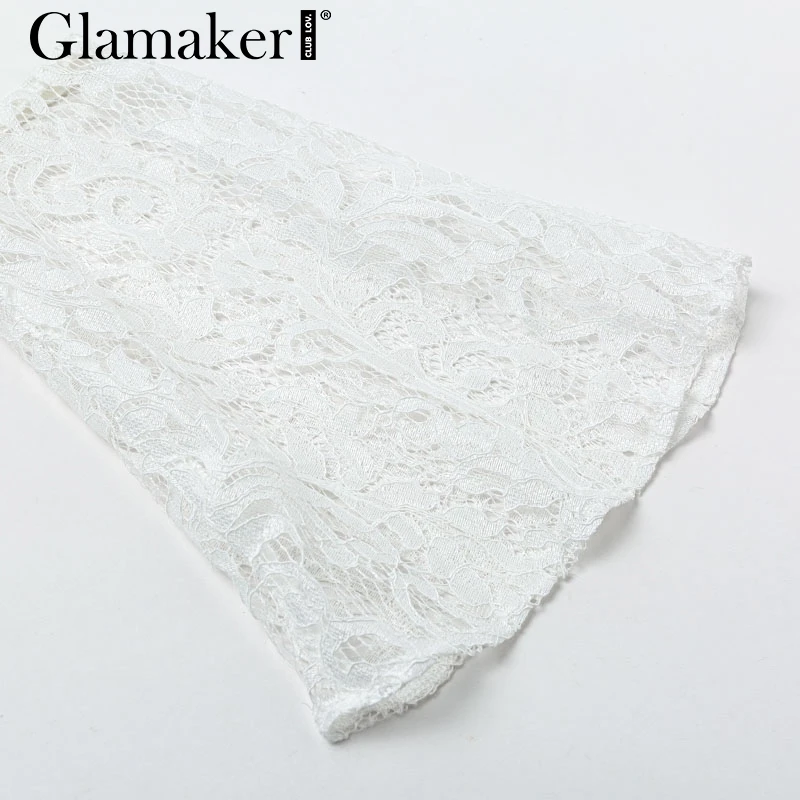 Glamaker, сексуальное кружевное лоскутное платье-блейзер для женщин, Ретро стиль, с расклешенными рукавами, черное платье, Клубные, вечерние, Осенние, короткое платье, элегантное, vestidos