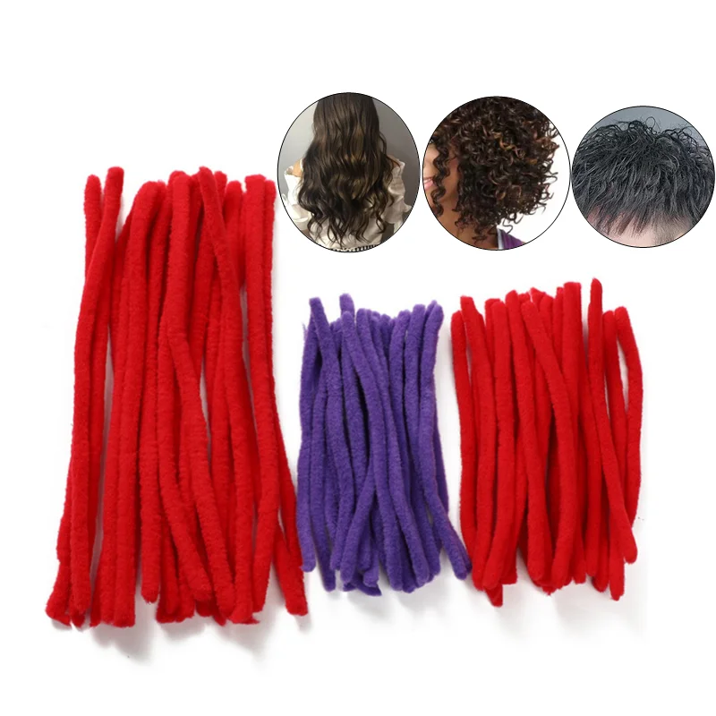 20 Pz/Pacco Capelli Afro Perm Soffici Arricciacapelli Riccioli Di Mais. Strumenti Per Lo Styling Dei Capelli Ricci Tessuto Per Capelli Ricci Crespi Af