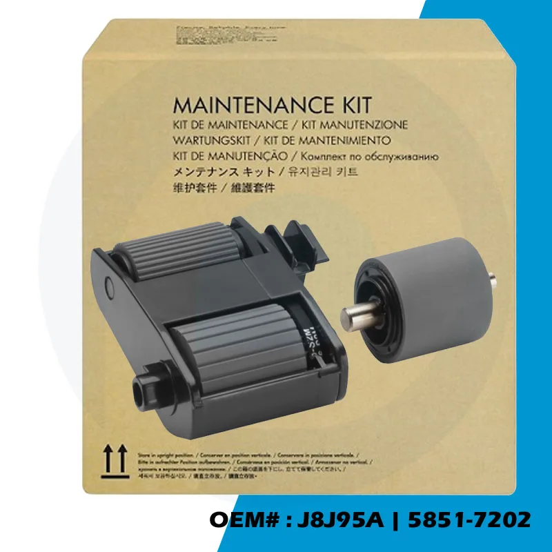 Для hp M681 M682 E67550 E67560 M631 M632 E62555 E62565 ScanJet N9120 ролик ADF комплект для замены J8J95A 5851-7202