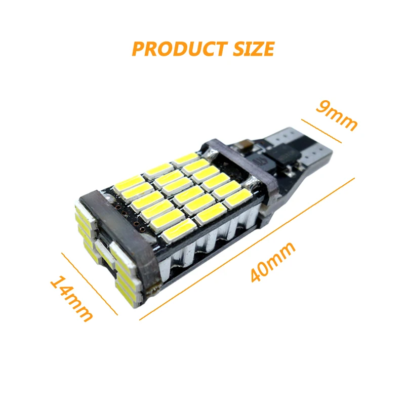 2x t15 w16w 921  Ʈ  Ŀ 45 smd 4014 led canbus   ڵ     극ũ  ũ ȭƮ