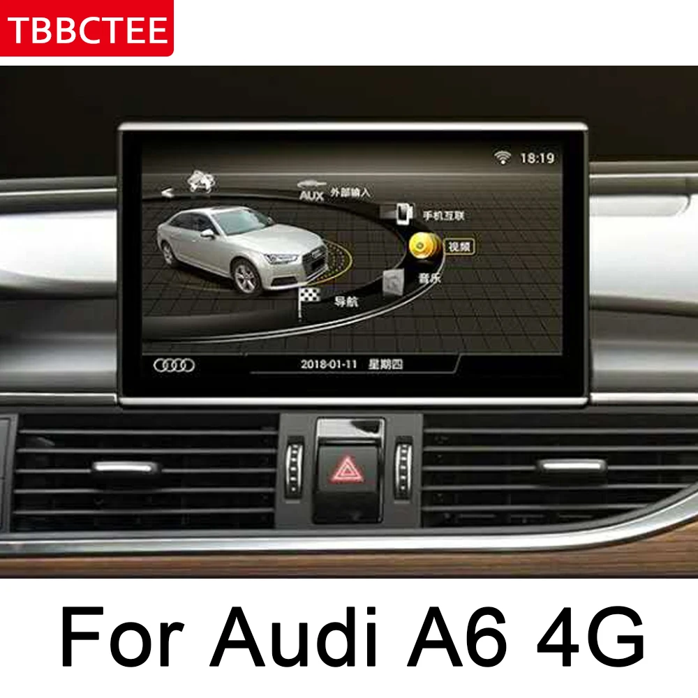 Android 9.0 4 + 64 для Audi A6 C7 9 0 ~ 2011 MMI автомобильный магнитола мультимедийный плеер с