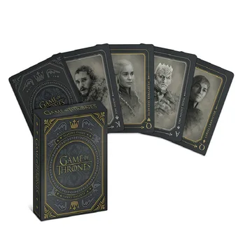 

New Game Of Thronesed Playing Cards Poker Props Jon Snow Stark Daenerys Targaryen Dany Dragon Mother Cosplay Props Figure Toys