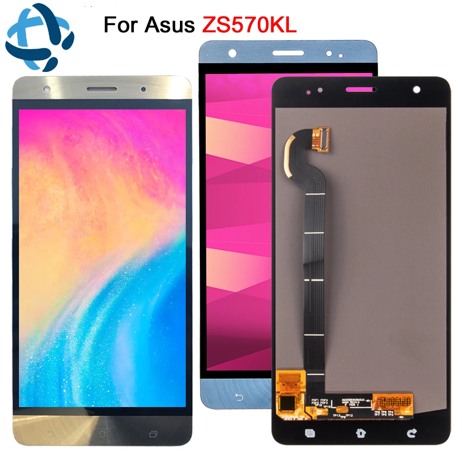 Скидка Для ASUS Zenfone 3 Deluxe Z016S Z016D ZS570KL ЖК дисплей кодирующий преобразователь сенсорного экрана в сборе 5,7