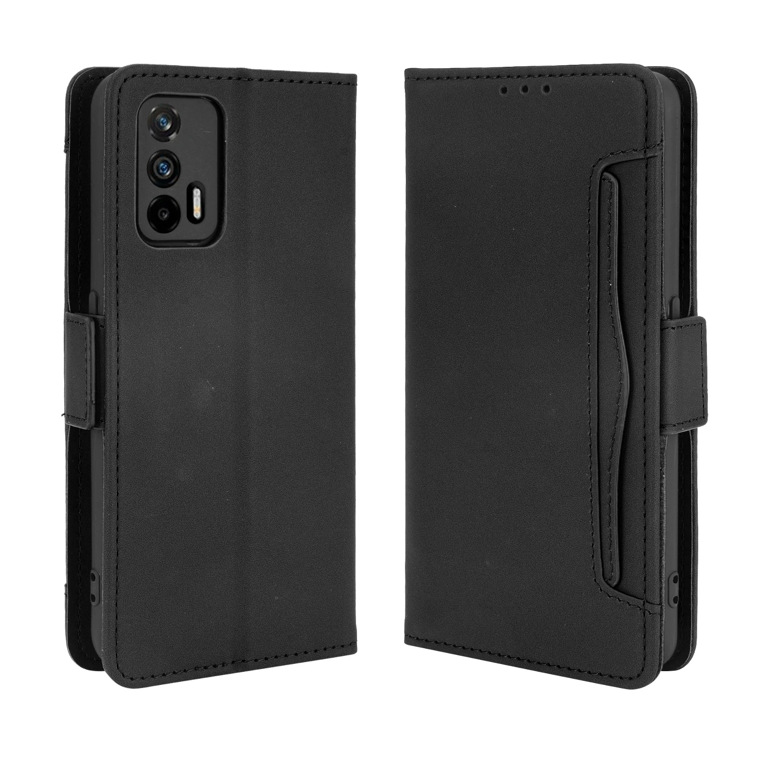 For Realme GT 5G Case Premium Leather Wallet Leather Flip Multi-card slot Cover For OPPO Realme GT 5G RMX2202 Case 5