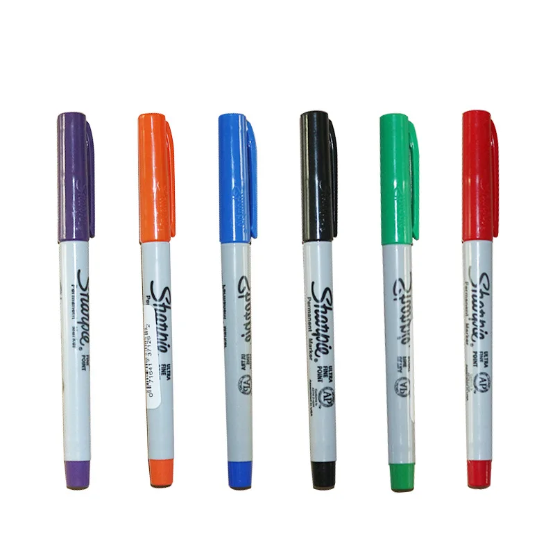 

American Sanford Sharpie Dust-Free Marking Pen Twin Tip Permanent Marker Sharpie37001 0.5 Size RBI Pen Ultra-Fine