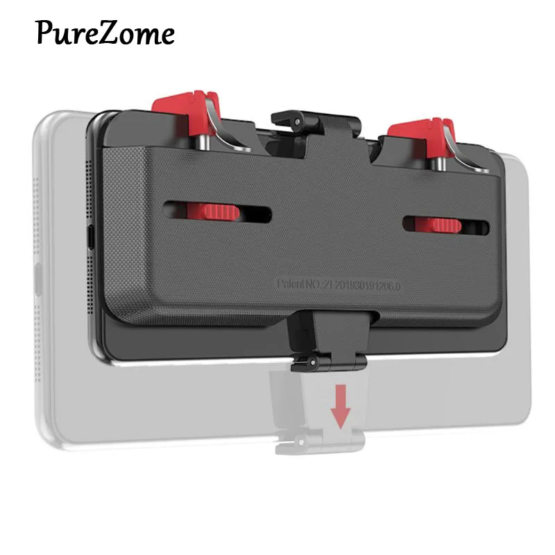 

PG-9137 Mobile Controller Trigger Joystick Joypad Fire Button Aim Key Shooter Phone Game Pad for iPhone Android Cellphones