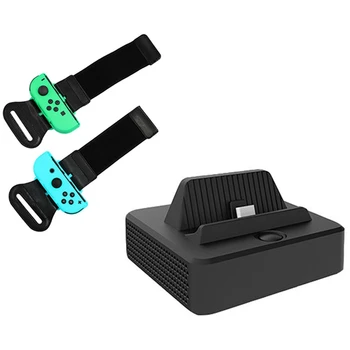 

for Switch TV Dock Charging Stand Docking Station HDMI Converter Bracket Play Stand & for Nintendo Switch Dancing Band