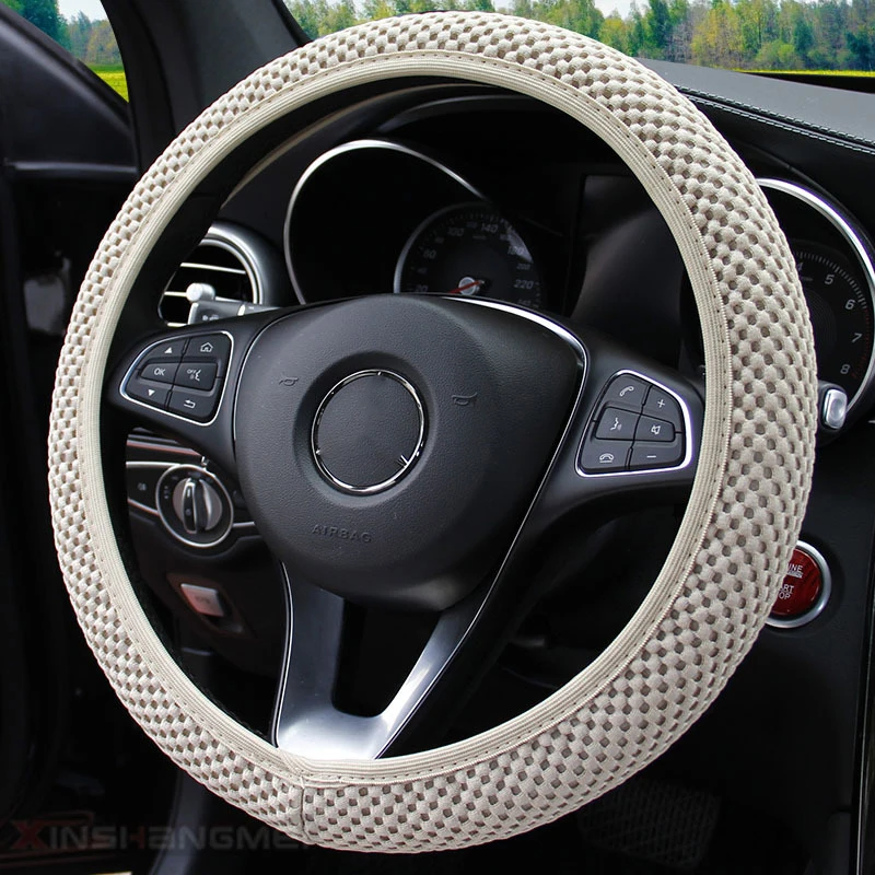 white steering wheel covers