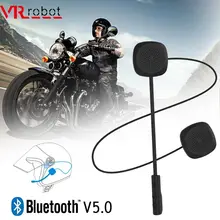 VR roboter Bluetooth 5,0 Moto Helm Headset Drahtloser Freihändiger Stereo Kopfhörer Motorrad Helm Kopfhörer MP3 Lautsprecher