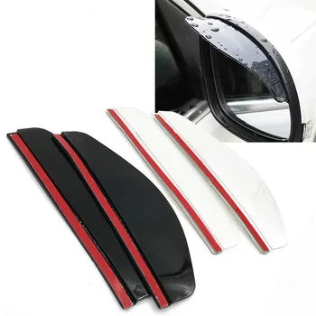 

2Pcs Flexible Car Rear View Mirror Cover Anti Rain Visor Snow Guard Weather Shield Sun Shade Cover Rearview Auto Accessories
