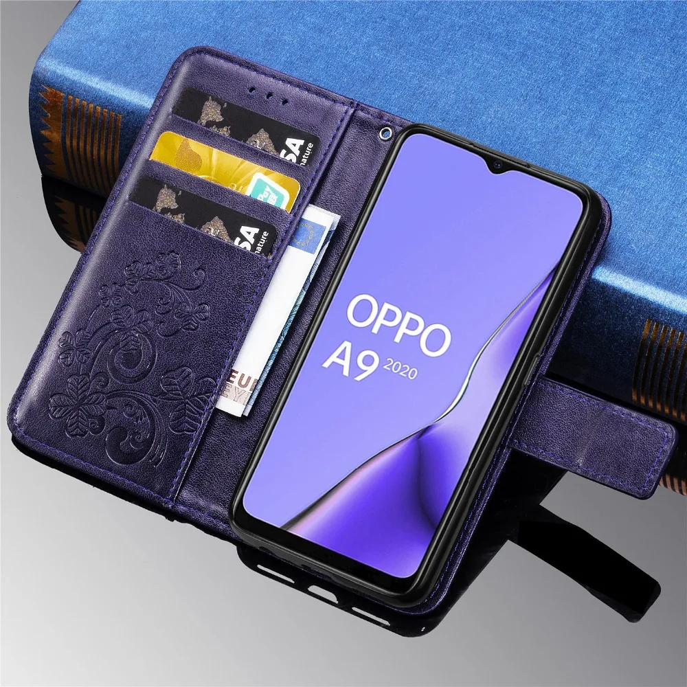 Для Coque OPPO A5 PCHT30 чехол Роскошный чехол для телефона из искусственной кожи защитный чехол для Capa OPPO A9 PCHM30 чехол