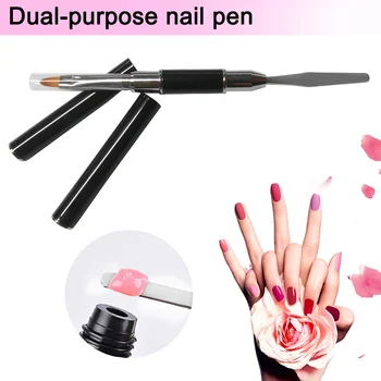 

Double-ended manicure tool UV manicure pen slicing brush Double-ended manicure tool polishing manicure tool nail tool MP789