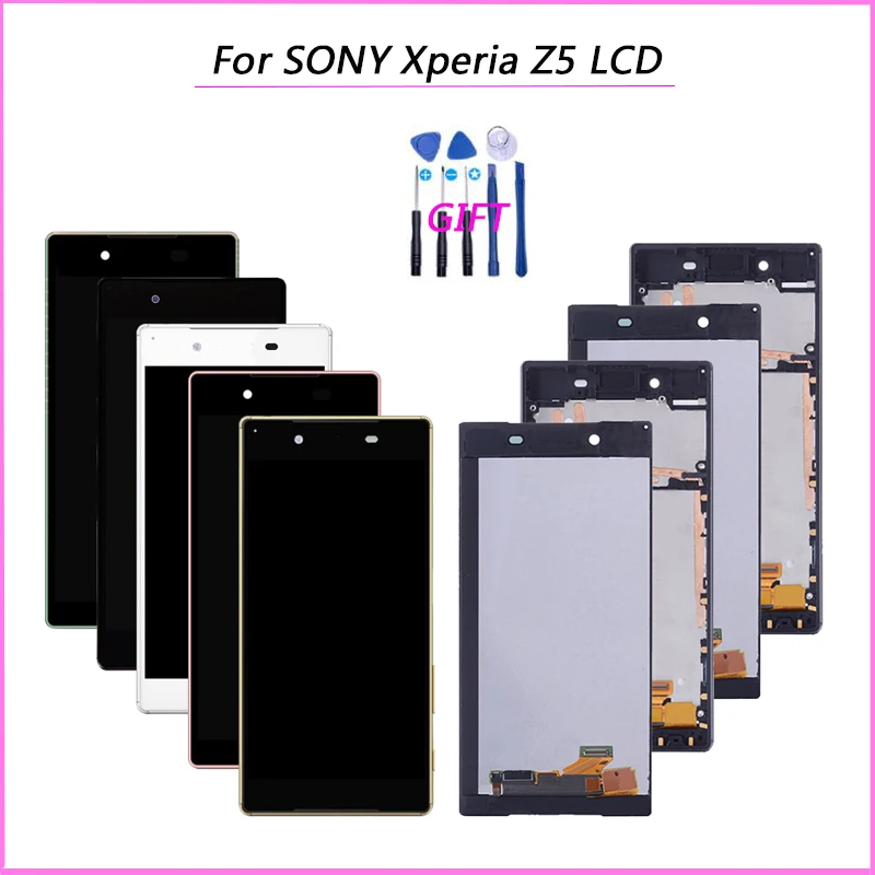 Протестировано для Sony Xperia Z5 ЖК дисплей кодирующий преобразователь сенсорного